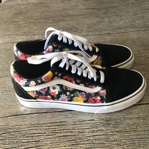 Floral NEW Unisex VANS size 10 Womens Old Skool